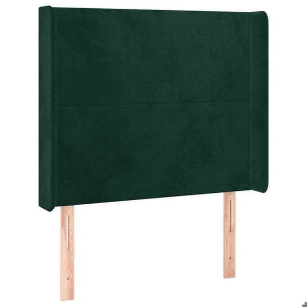 Maison Exclusive - LED-pääty vihreä 83x16x118/128 cm sametti Mörkgrön