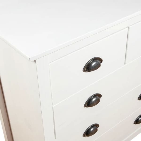 Maison Exclusive - Buffet Hill Blanc 79x40x80 cm Solid furu Vit