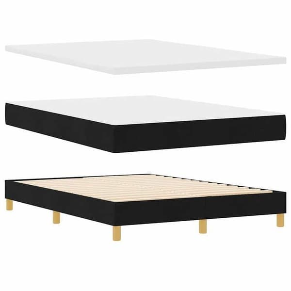 Maison Exclusive - Jousipatja mustalla 140 x 190 cm kankaalla