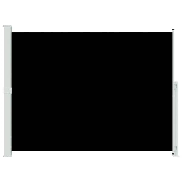 Maison Exclusive - Utdragbart sidotak för patio 220x314 cm Svart