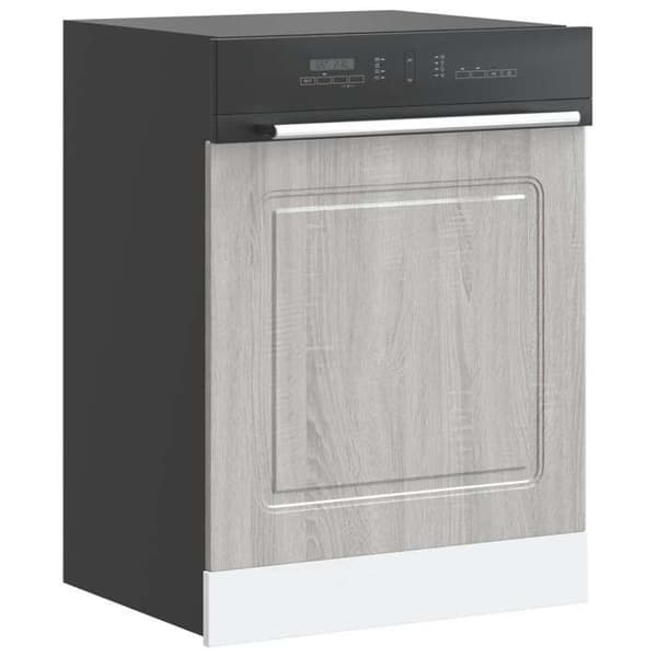 Maison Exclusive - Diskmaskinspanel Kalmar sonoma grå 60x1,5x57 cm Sonoma grå