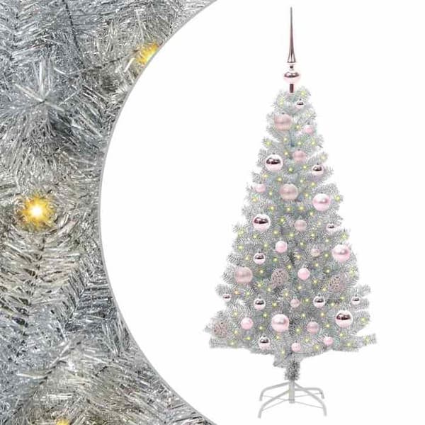 Maison Exclusive - Julgran Silver 120 cm PET Silver