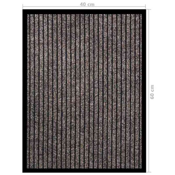 Maison Exclusive - Stribet dørmåtte Beige 40x60 cm