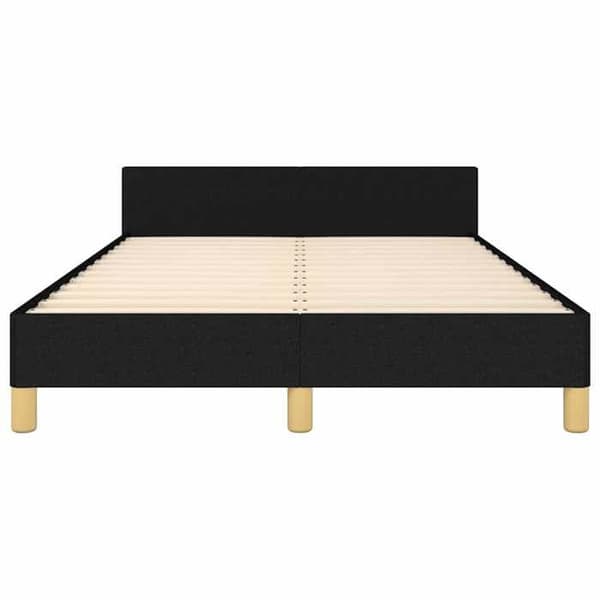 Maison Exclusive - Sengestel uden madras sort 120x200 cm stof