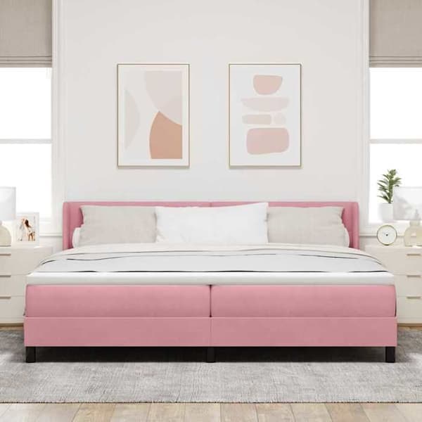 Maison Exclusive - Jousipatja ruusupäällysteellä 200 x 200 cm Sametti