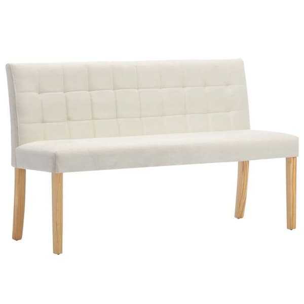 Maison Exclusive - 140 cm Crème Samettipenkki