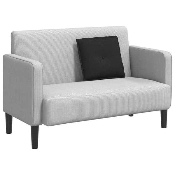 Maison Exclusive - Sort rygpude 50 x 19 x 45 cm stof