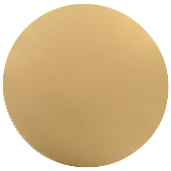 Udtrækkelig dækkeserviet - Eksklusivt Hus - Guld - Diameter 70 cm - 10% Elastan gyllene
