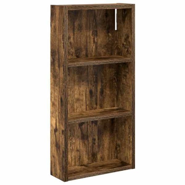 Maison Exclusive - Vægskab til badeværelse Røget Eg 30 x 10 x 60,5 cm