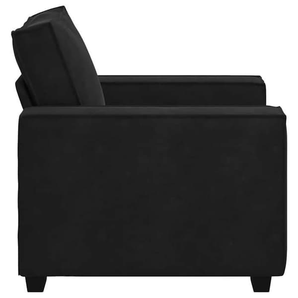 Maison Exclusive - Musta nojatuoli 100x78x84 cm sametti