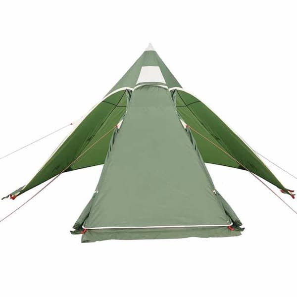 Maison Exclusive - Vihreä vedenpitävä tipi-teltta 5 hengelle