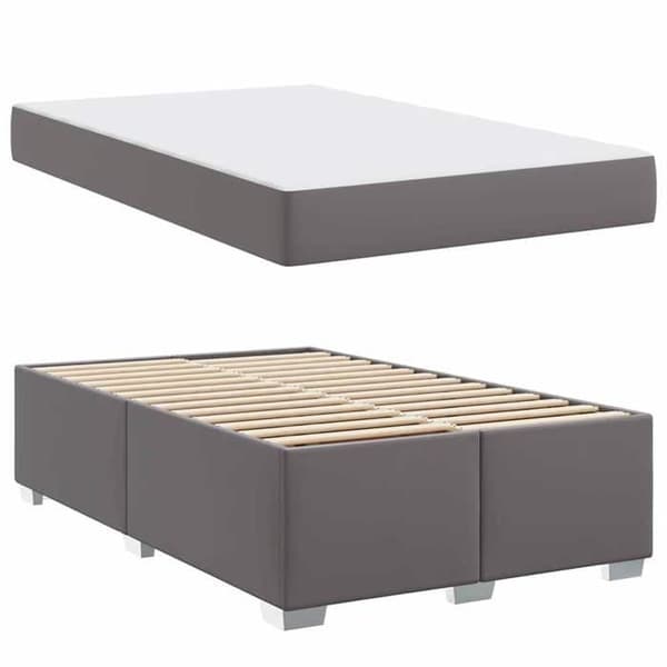 Maison Exclusive - Harmaa sänkykehys 120 x 190 cm PVC Grå