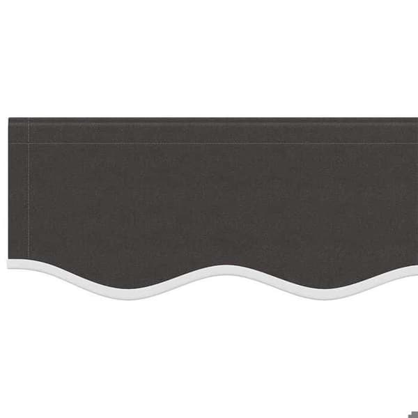 Maison Exclusive - Harmaa varakangas 600x300 cm polyesteri antracit