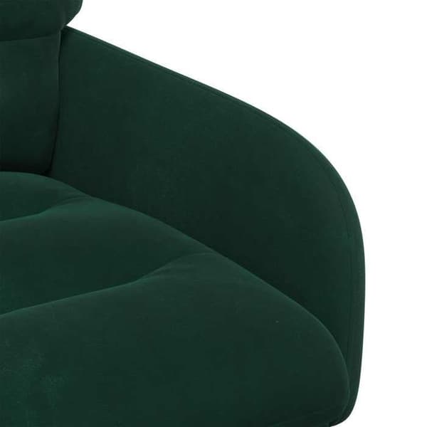 Maison Exclusive - Matstolar 6 st Mörkgrön Sammet