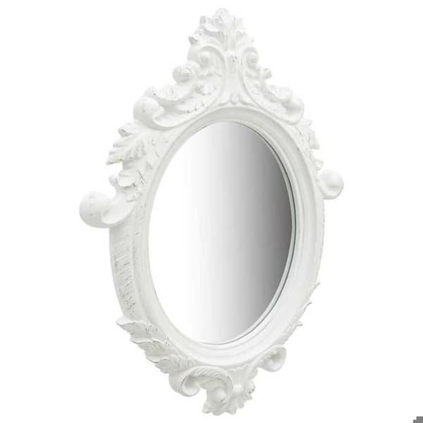 Maison Exclusive - Spegel väggstil slott 56x76 cm Vit
