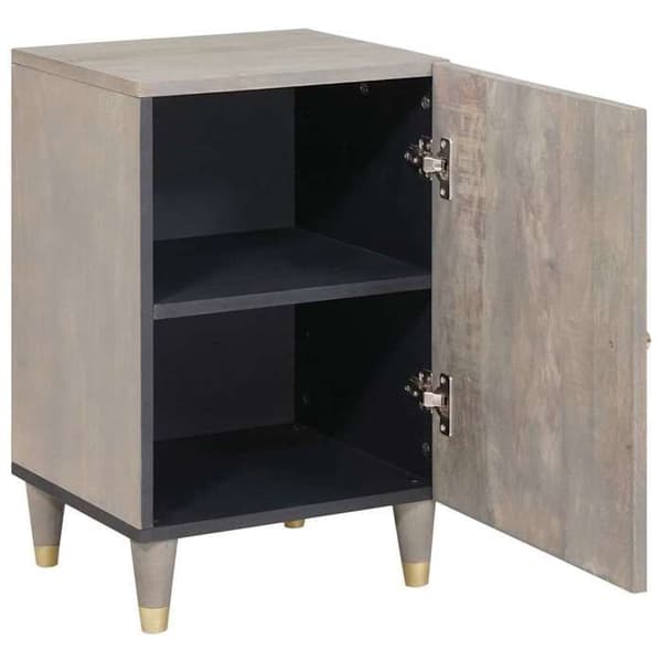 Maison Exclusive - Kylpyhuonekaappi varastolla Harmaa 38 x 33 x 58 cm