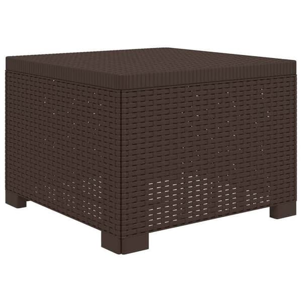 Havemøbel - EKSKLUSIVT HUS - 4 pladser - Polypropylen - Rattan stil - Brun brun