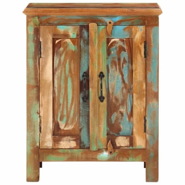 Buffet - EKSKLUSIVT HUS - 55 x 30 x 70 cm - Massivt genbrugstræ - 2 døre - 3 rum