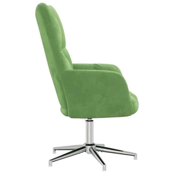 Maison Exclusive - Lys grøn velour afslapningsstol