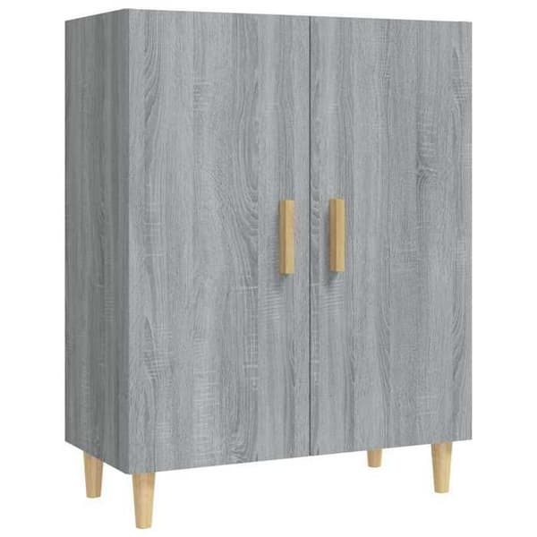 Buffet - EKSKLUSIVT HUS - Sonoma - Grå - 2 døre - Ingeniørtræ 70x34x90 cm grå