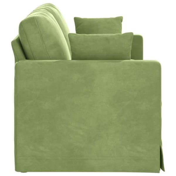 Maison Exclusive - Soffa Ljusgrön 158 x 78 x 80 cm Sammet