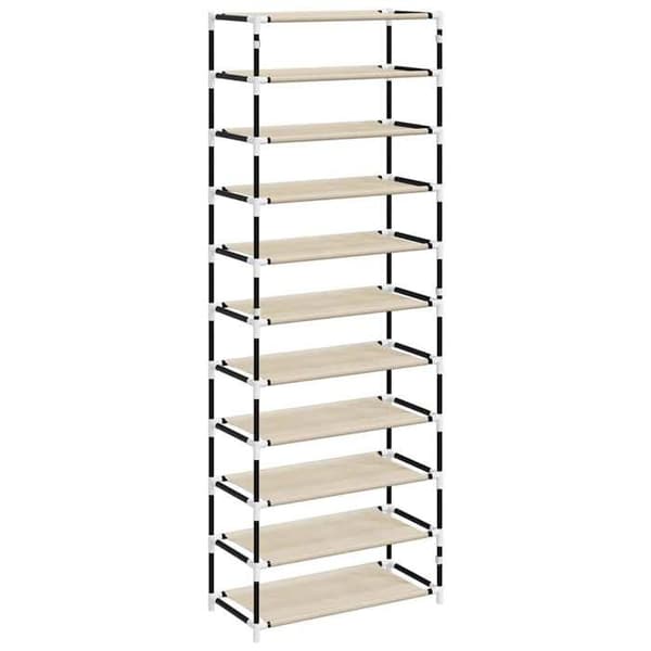 Maison Exclusive - Kengäteline Kermansävy 60x30x166 cm Kangas