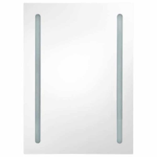 Maison Exclusive - LED-peilikaappi harmaa 50x13x70 cm