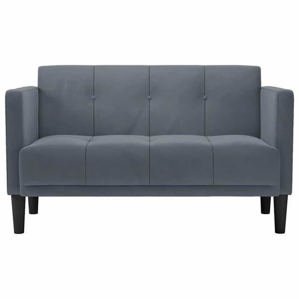 Maison Exclusive - Mørkegrå 2-personers sofa 111 cm velour