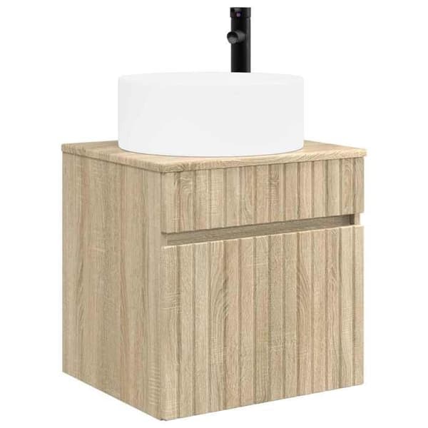 Maison Exclusive - Badeværelsesskabssæt 3 stk Sonoma Eg