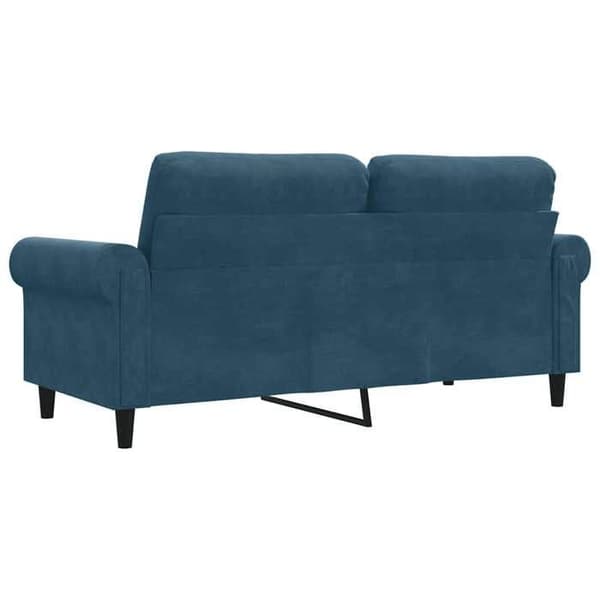 Maison Exclusive - Soffa 2-sits Blå 140 cm Sammet