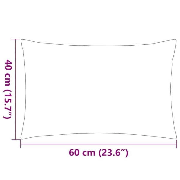 Ulkotyyny - Maison Exclusive - 4 kappaletta - 60 x 40 cm - Harmaa grå