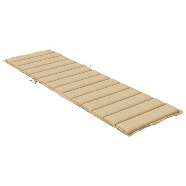 Maison Exclusive - Beige blandet liggestolspude 200x60x4 cm stof