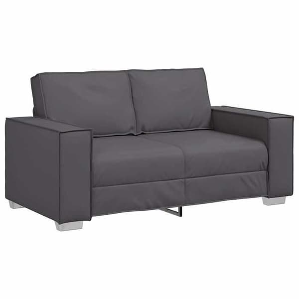 Soffa 2 platser - EXKLUSIV HEM - 160 cm - Grå - Syntetläder - Nutida Grå