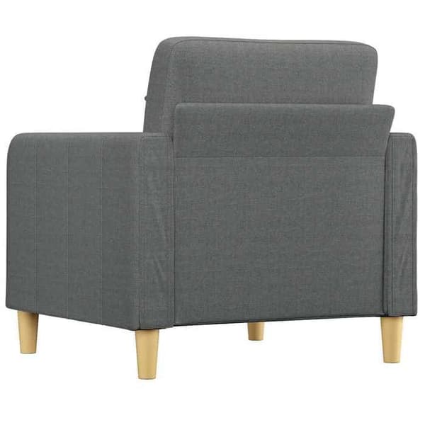 Maison Exclusive - Tummanharmaa nojatuoli 60 cm Kangas