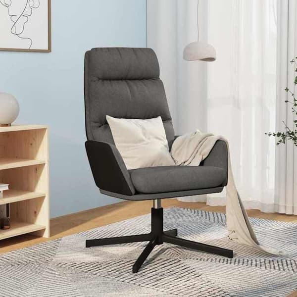 Maison Exclusive - Mørkegrå afslapningsstol i stof