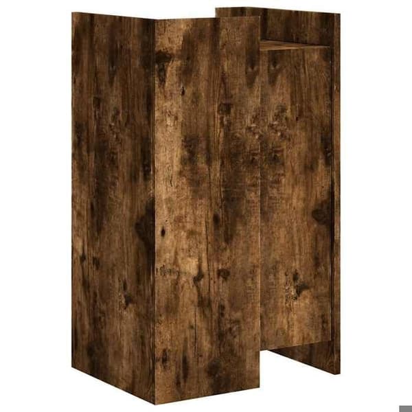 Maison Exclusive - Buffet i røgfyldt eg 45x35x75 cm ingeniørtræ