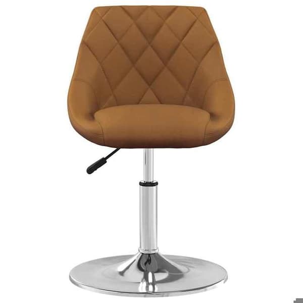 Maison Exclusive - Snurrande matstolar set om 2 Brun Sammet