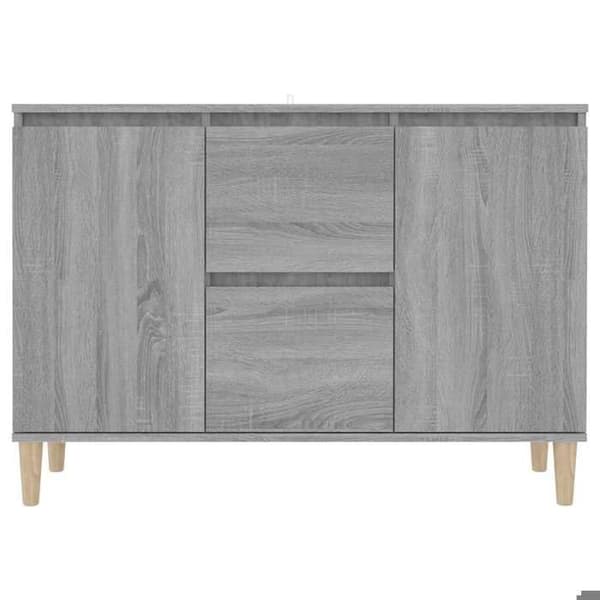 Maison Exclusive - Buffé Sonoma grå 101x35x70 cm Ingenjörsträ Gris Sonoma