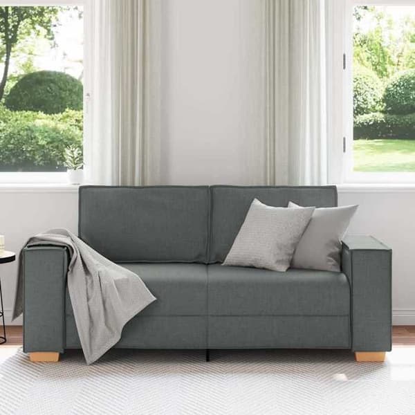 Maison Exclusive - Sofa 2 personer Mørkegrå 180x78x84 cm Stof
