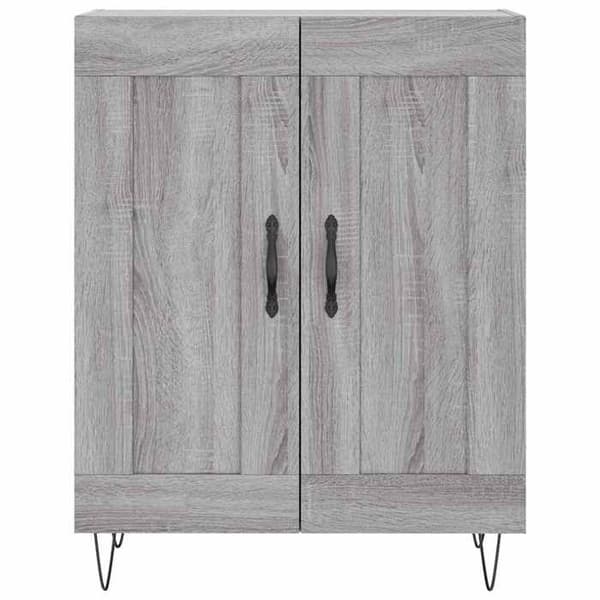 Maison Exclusive - Buffé Sonoma Grå 69,5x34x90 cm Ingenjörsträ Sonoma grå