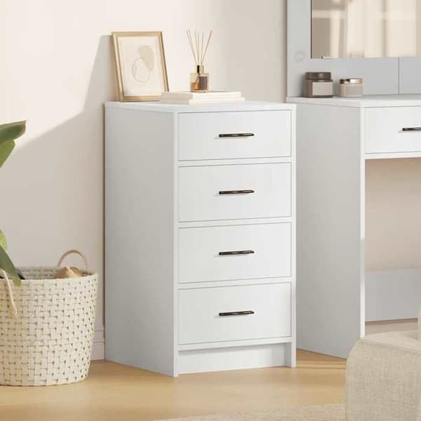 Maison Exclusive - Valkoinen buffet 40 x 41 x 75 cm Tekninen puu