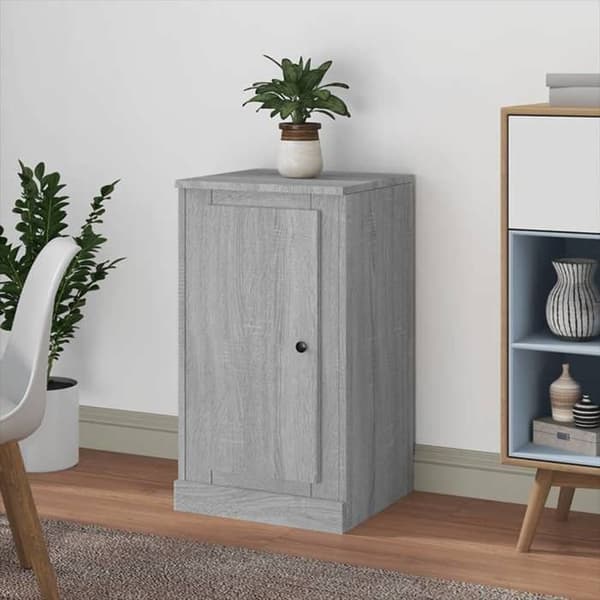 Maison Exclusive - Buffet sonoma grå 37,5x35,5x67,5 cm ingeniørtræ Sonoma grå