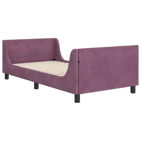 Maison Exclusive - Sengestel til børn med hovedgærde Lilla 90 x 200 cm