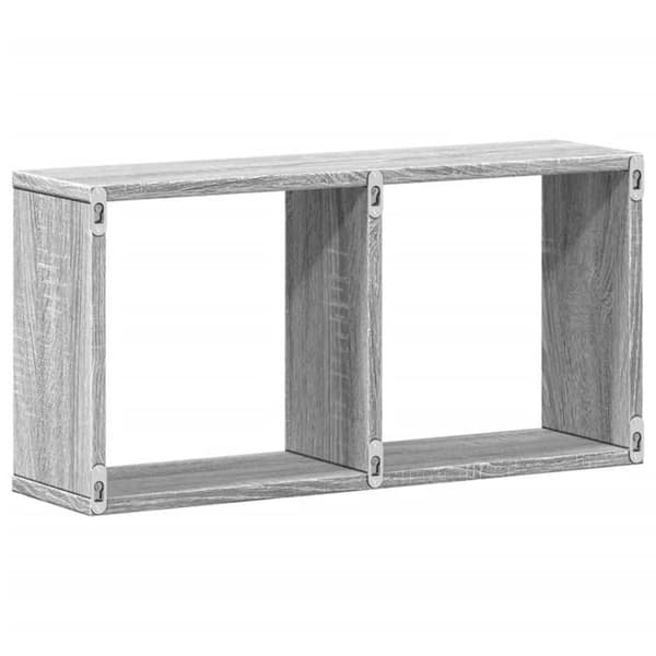 Maison Exclusive - Väggskåp 60x16x30 cm sonoma grå ingenjörsträ