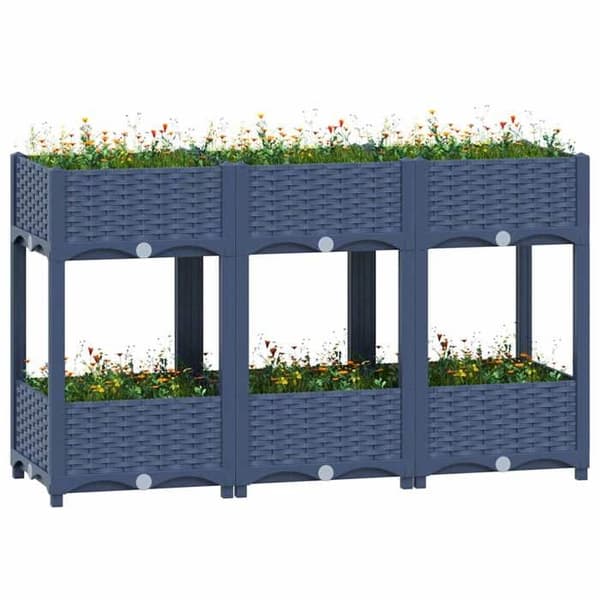 Maison Exclusive - Hævet seng 120x40x71 cm Polypropylen