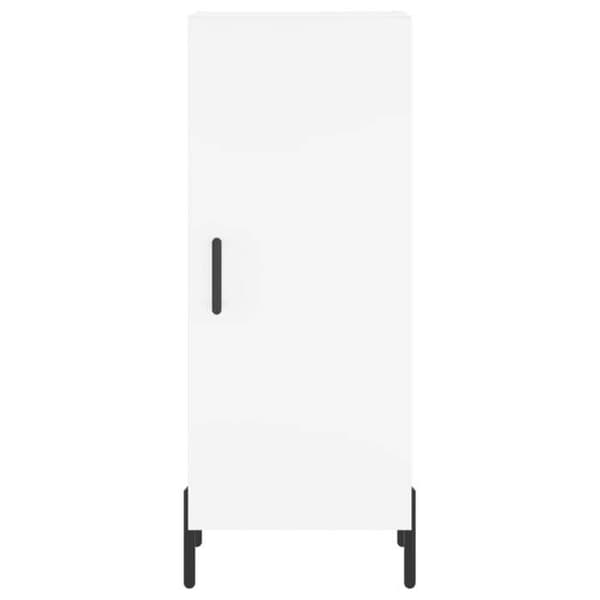 Maison Exclusive - Vit buffé 34,5x34x90 cm ingenjörsträ