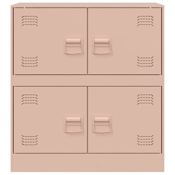 Maison Exclusive - Buffé rosa 67x39x73 cm stål