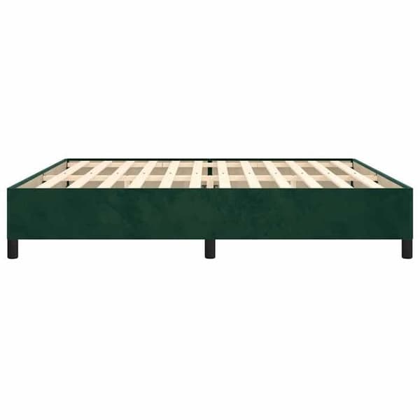 Maison Exclusive - Patja ilman runkoa tummanvihreä 200x200 cm sametti