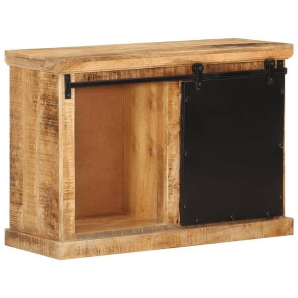 Maison Exclusive - Buffet 80x30x55 cm massiv rå mango træ