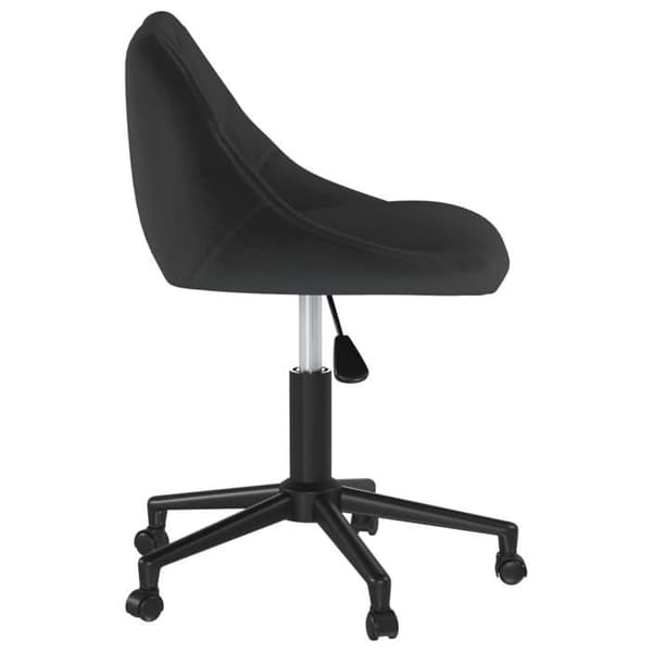 Maison Exclusive - Drejestol til spisestue Sort Velour